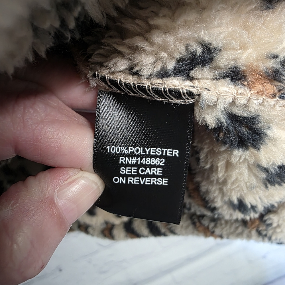 Torrid Leopard Print Teddy Jacket - image 4